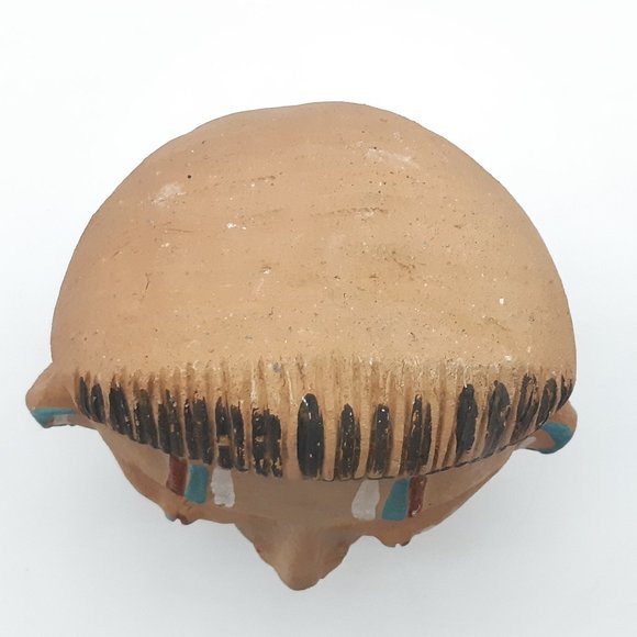 Terracotta Mayan Head Bust of the God Kukulkan - Picture 7 of 11